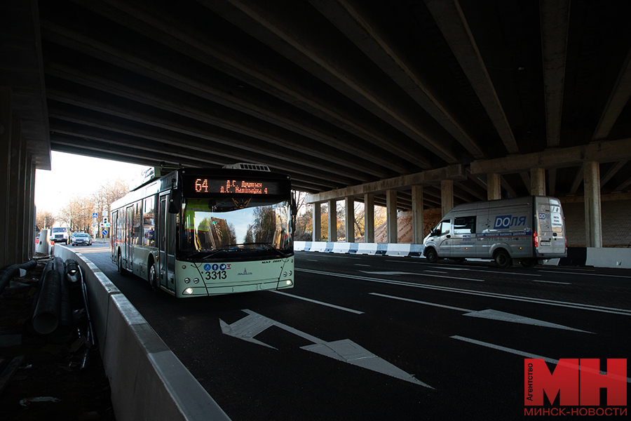 Под мостом на улице Железнодорожная в Минске открыли движение ...