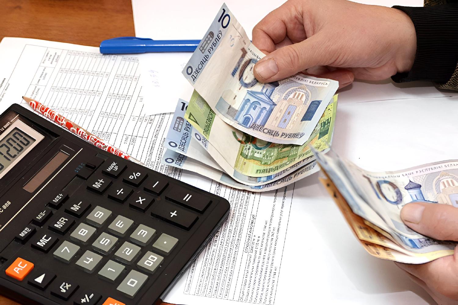 жировка и белорусские рубли