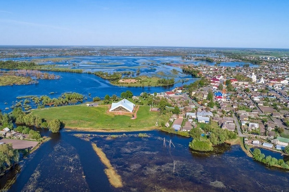 9-Городище в Турове во время большого паводка.jpg