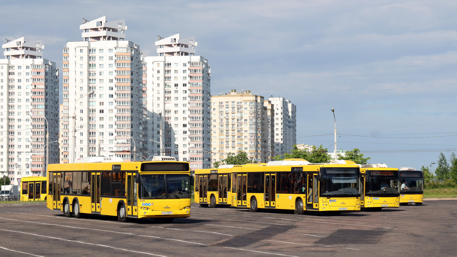 автобусы в Минске