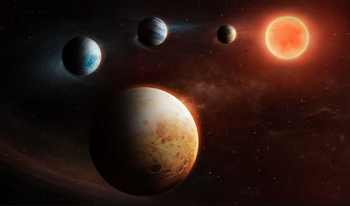 вывернутая наизнанку планетная система