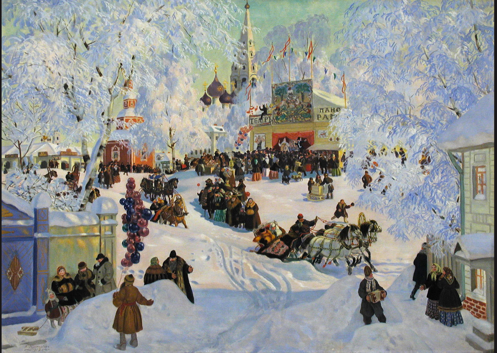 9-Масленица (вариант из цикла 19161920) Борис Кустодиев.png 9-Масленица (вариант из цикла 19161920) Борис Кустодиев.png