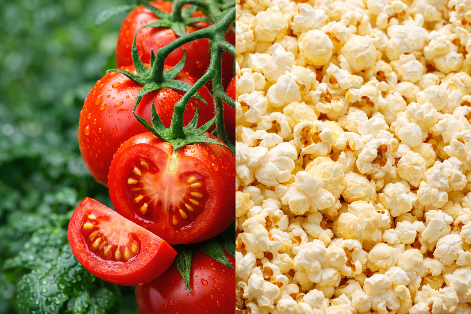 Помидоры с ароматом попкорна