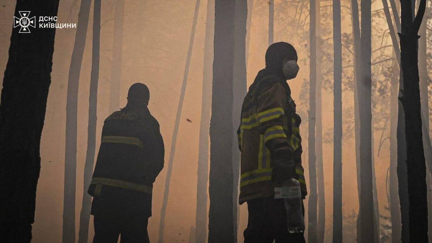 пожар в зоне отчуждения ЧАЭС