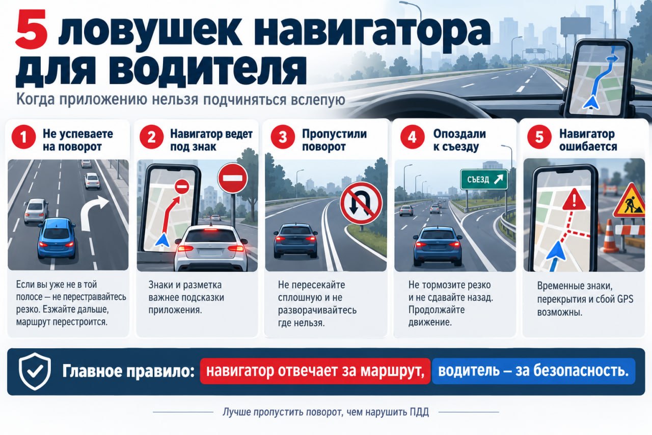 5 ловушек навигатора 5 ловушек навигатора