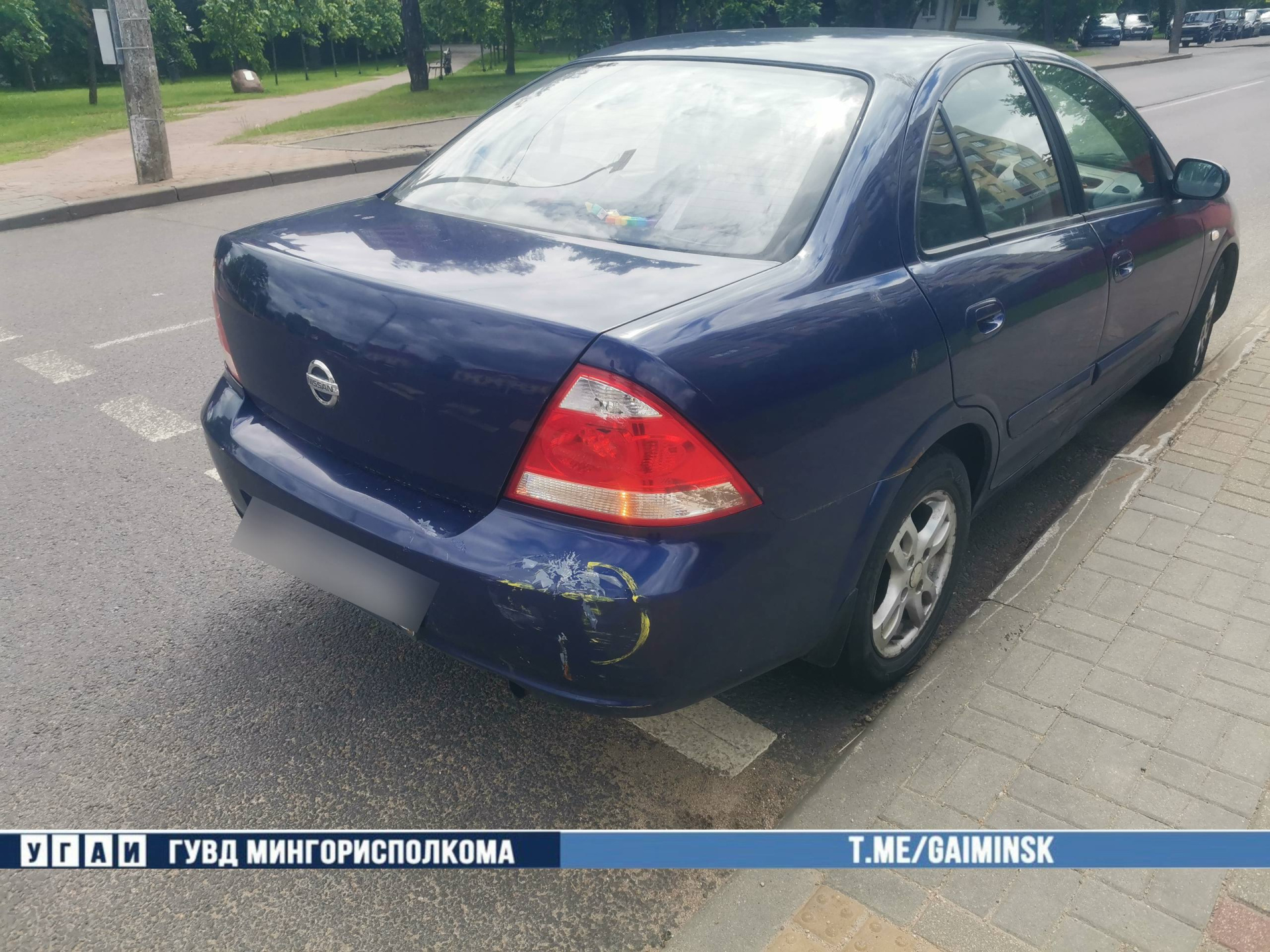 легковушка после ДТП легковушка после ДТП