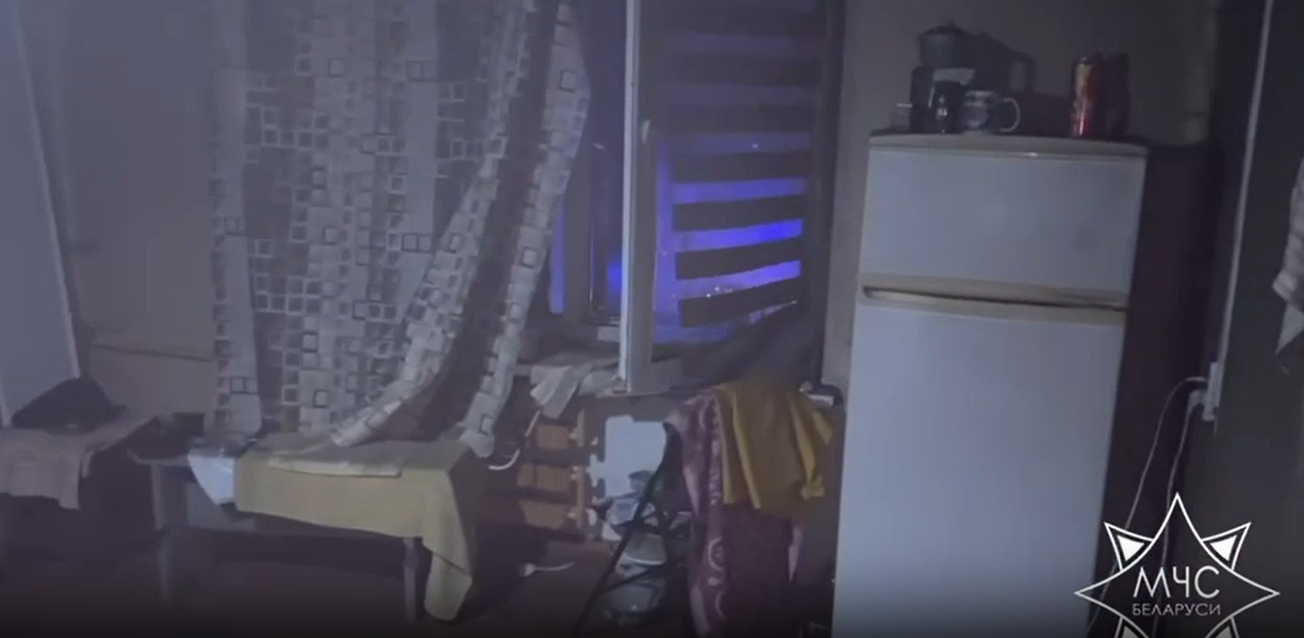 пожар в общежитии в Пуховичском районе