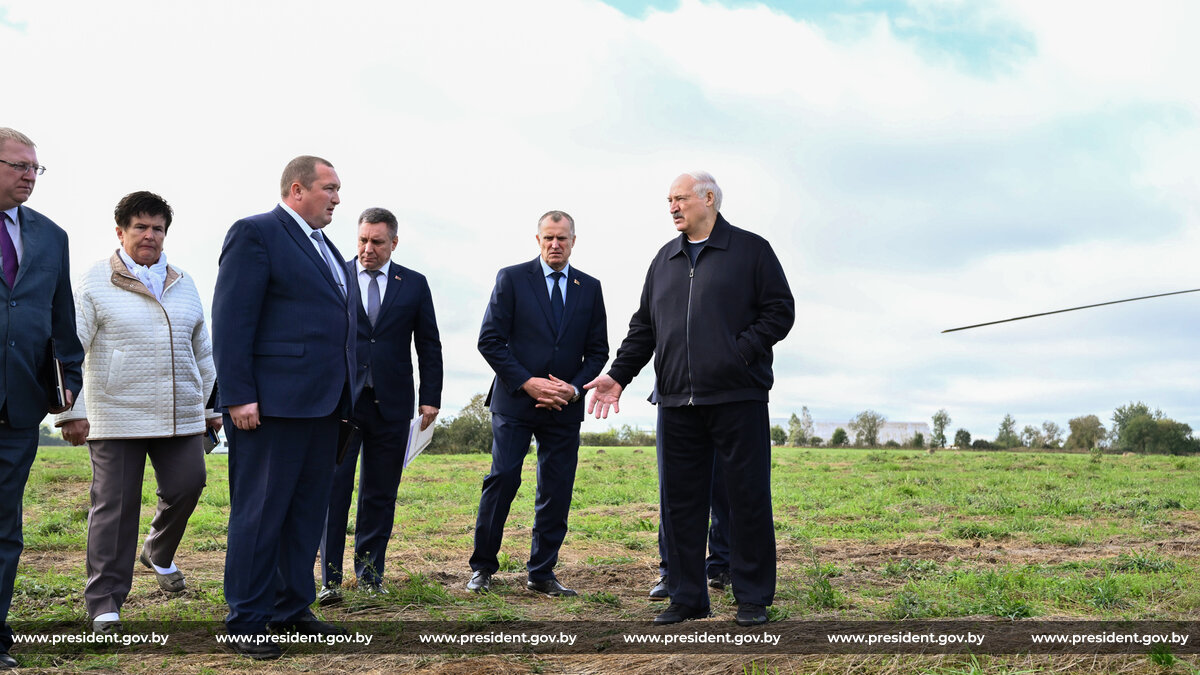 Лукашенко в Говядах Лкашенко в Говядах