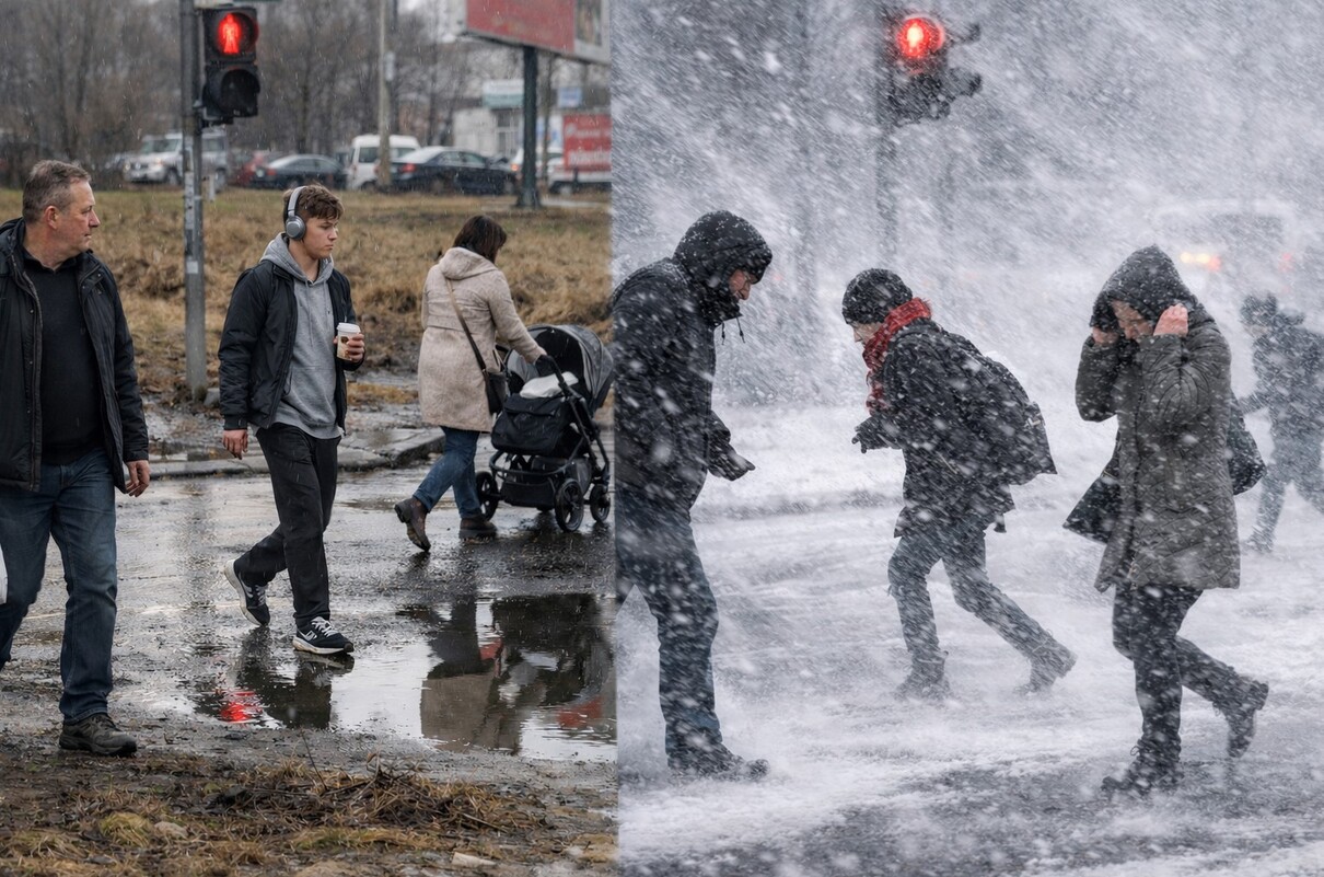 снег совсем растаял и метели