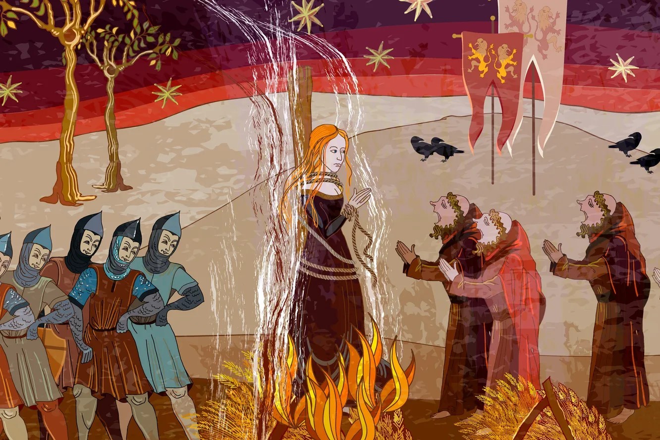 Ведьму сжигают на костре.jpg