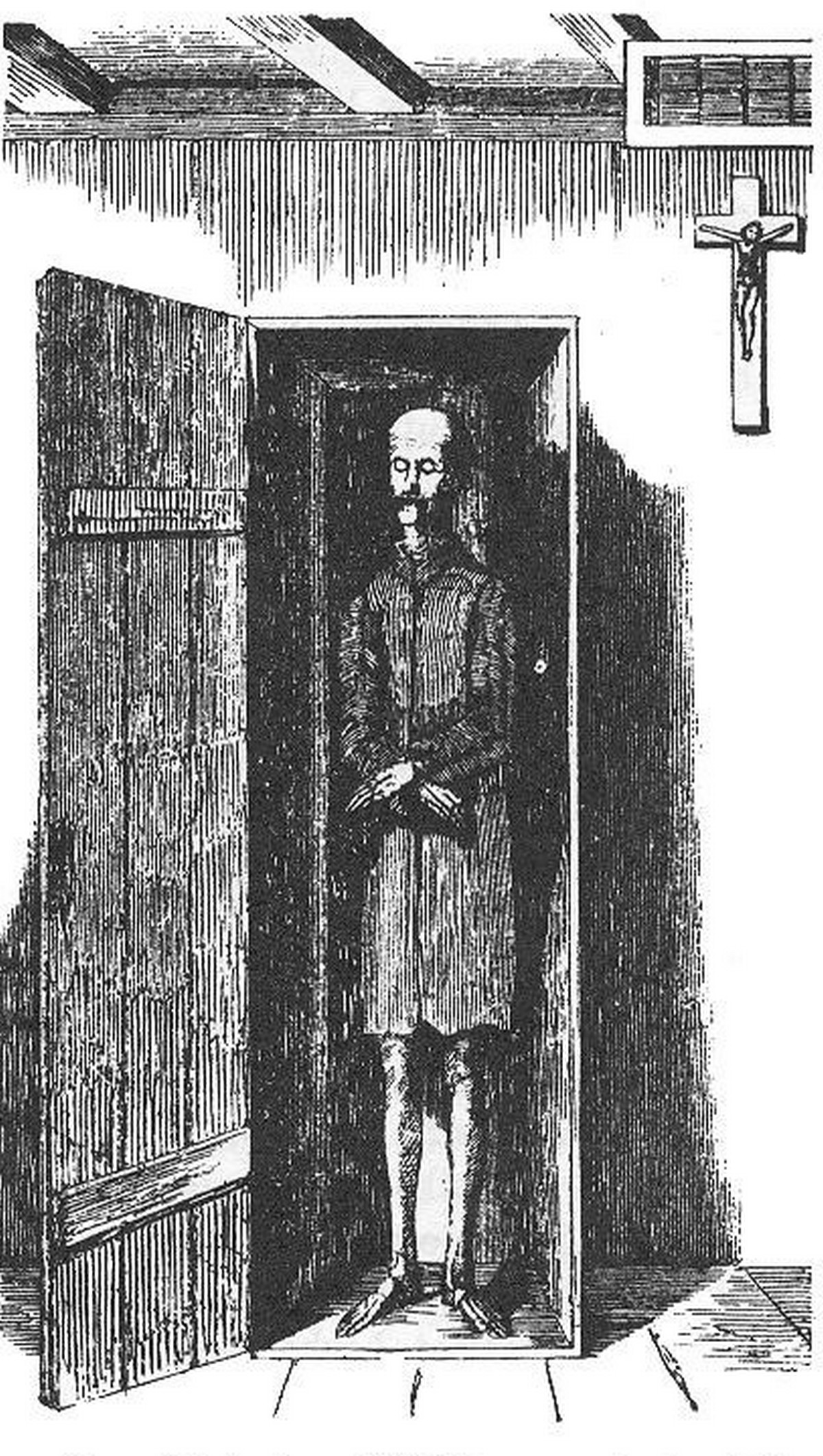 8-2-Мумия Владислава Сициньского в монастыре в Упите рисунок XIX века.jpg