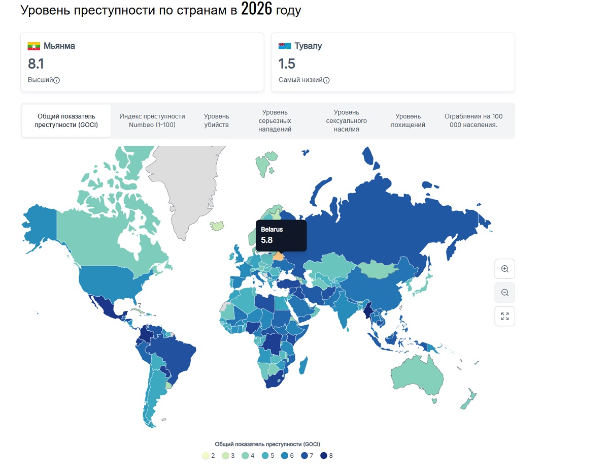 Уровень преступности Уровень преступности