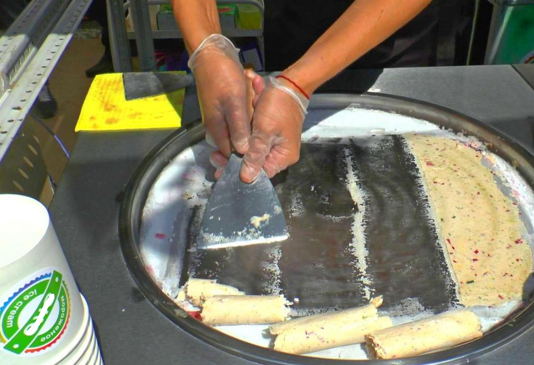 жареное мороженое