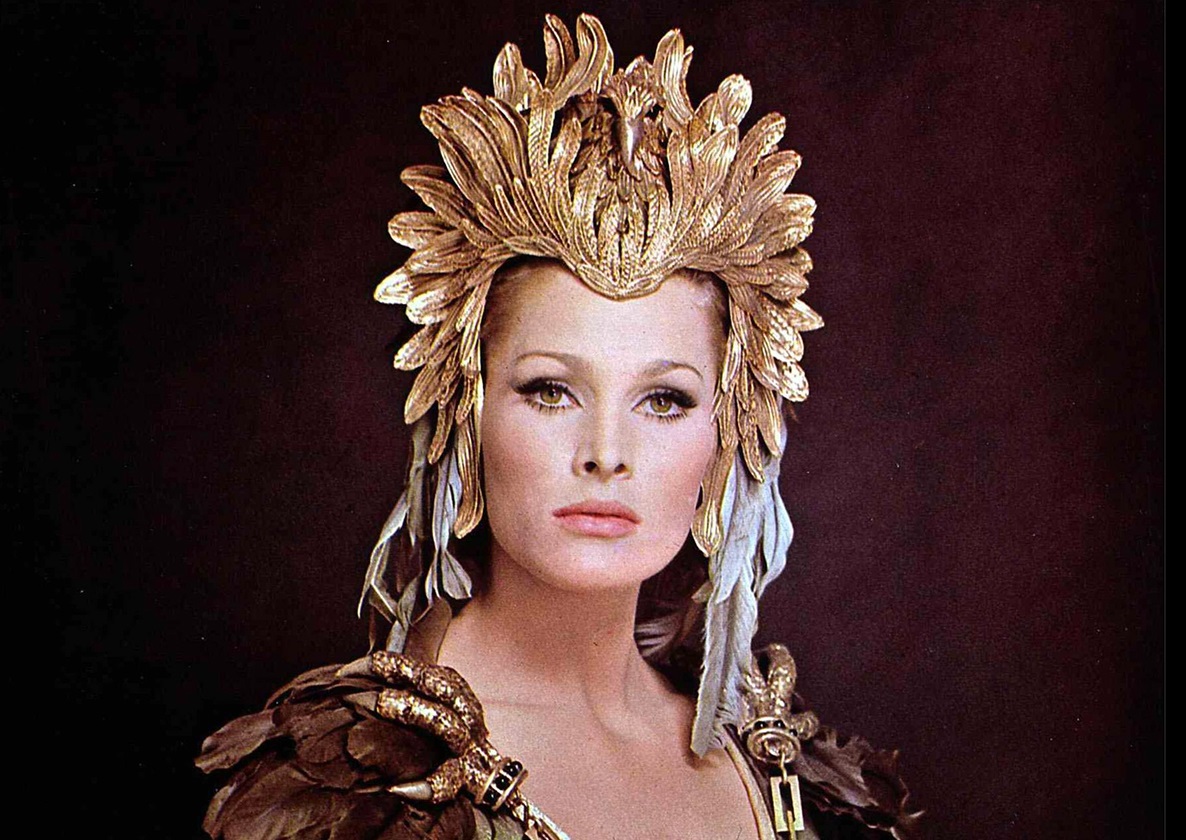 Урсула Андресс на постере к фильму «Она» (1965)