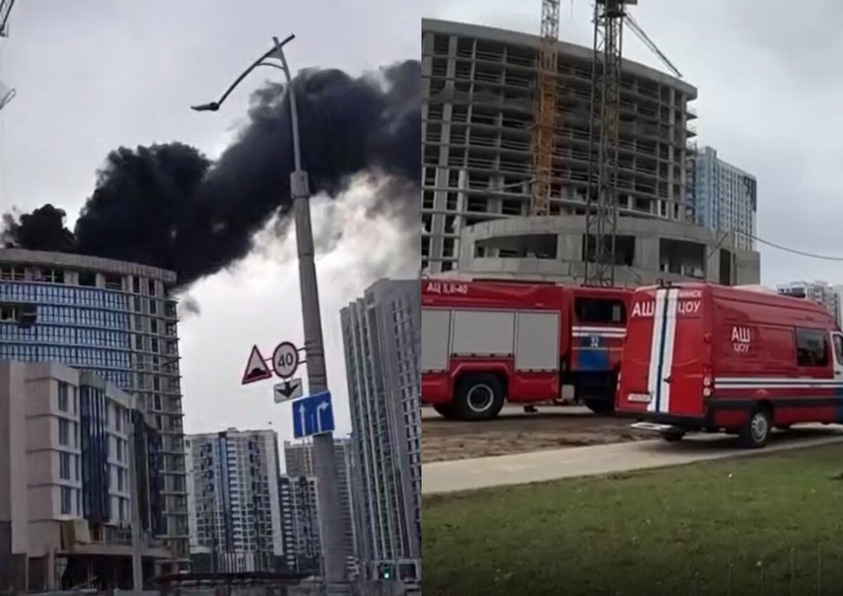 пожар в Минск-Мире 9 апреля