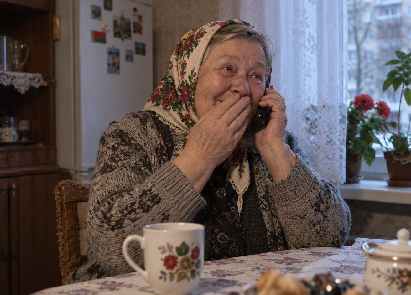 звонок пенсионерке