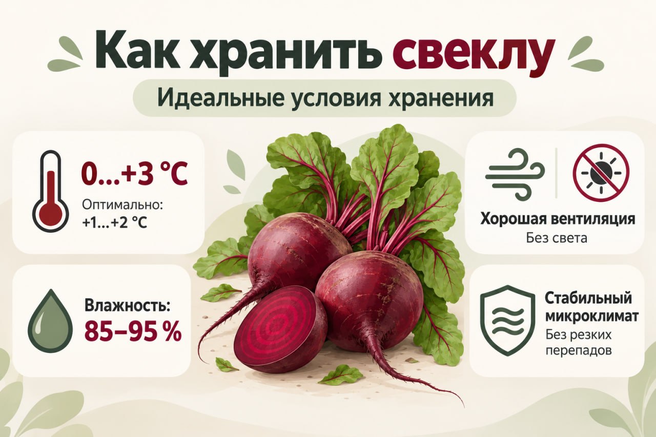 как хранить свеклу