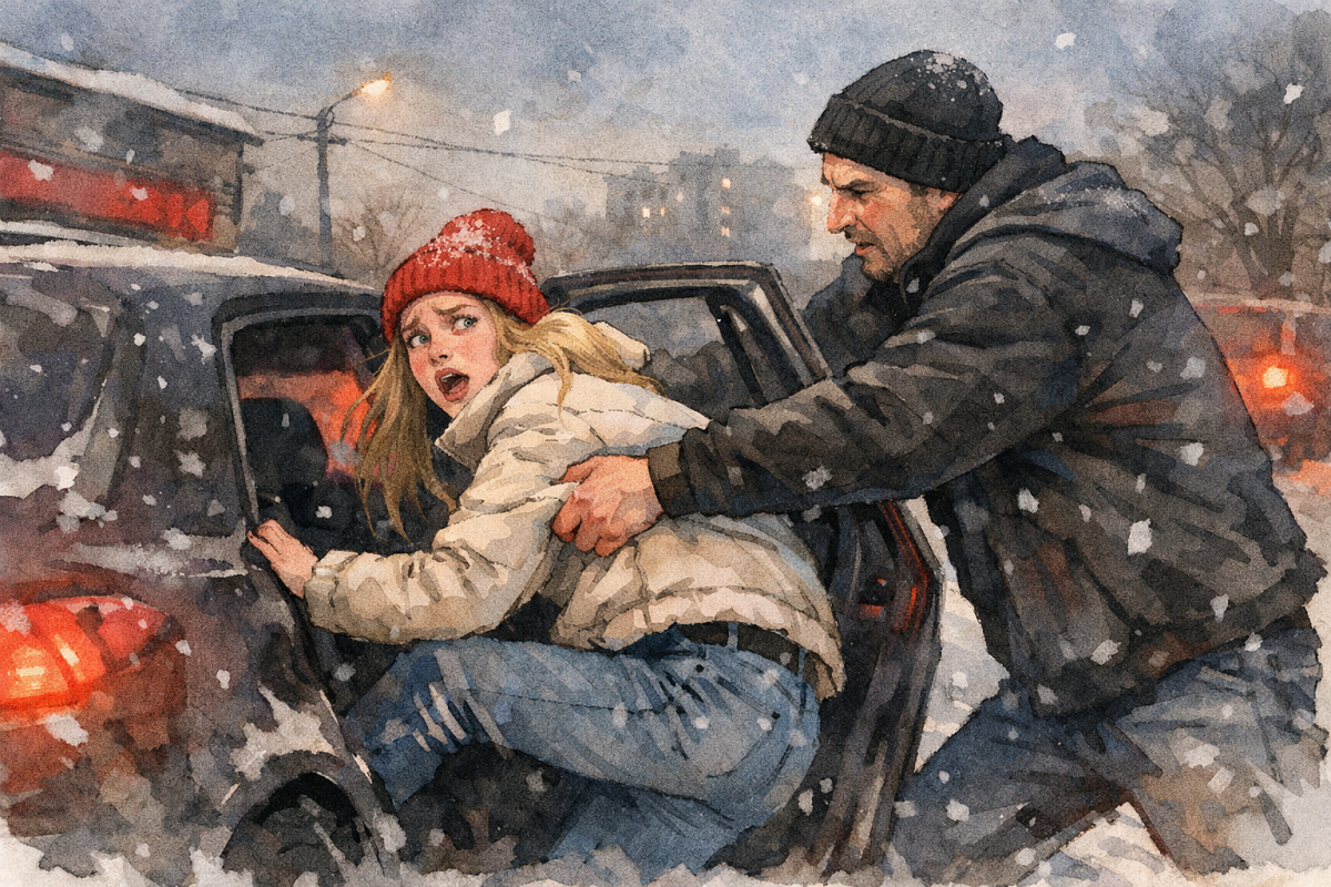 мужчина заталкивает девушку в авто.png