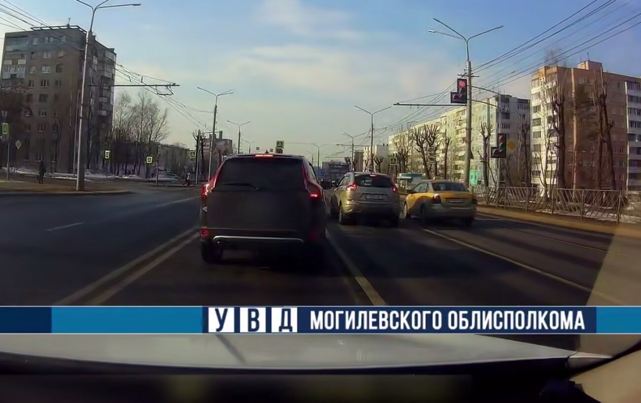 пьяный пенсионер-водитель в Могилеве