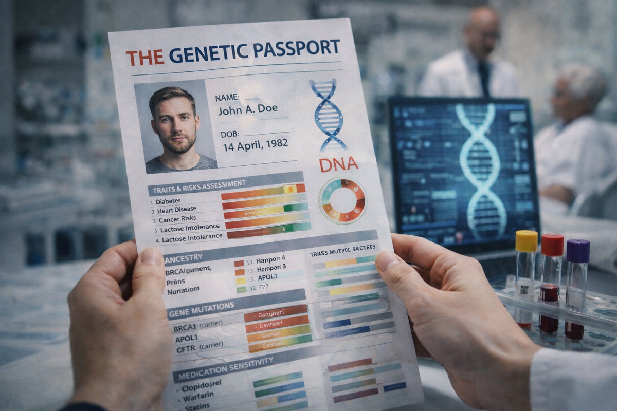 генетический паспорт, сгенерировано ИИ генетический паспорт, сгенерировано ИИ