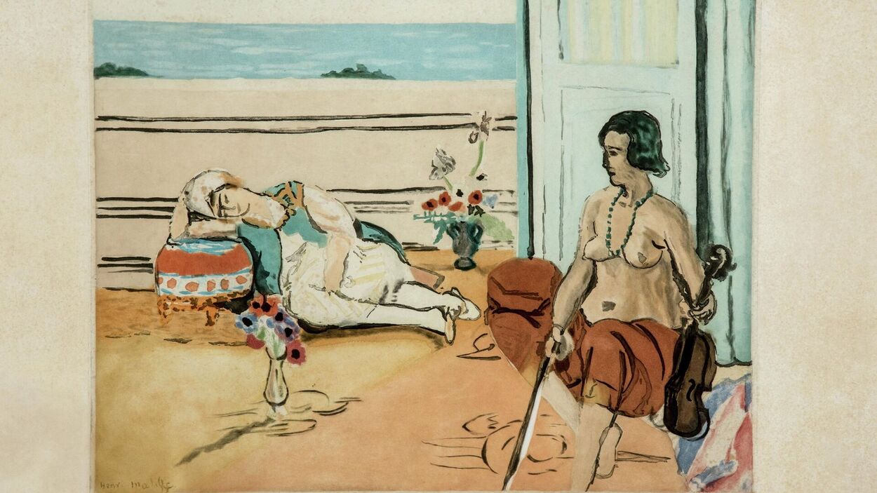 "Одалиска на террасе" Анри Матисса