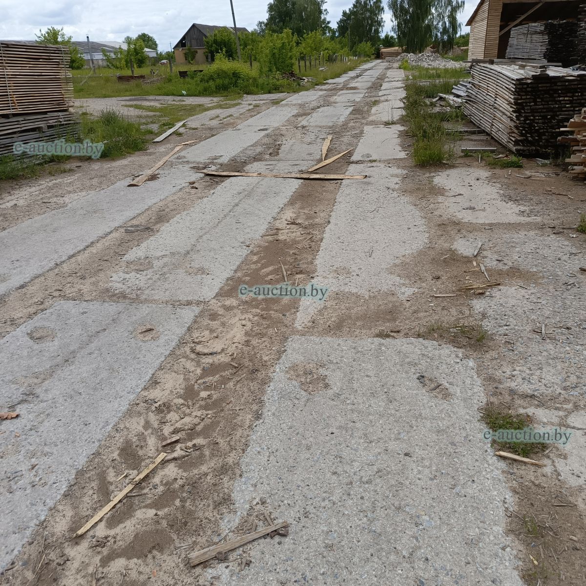 Бетонный проезд в Быхове Бетонный проезд в Быхове