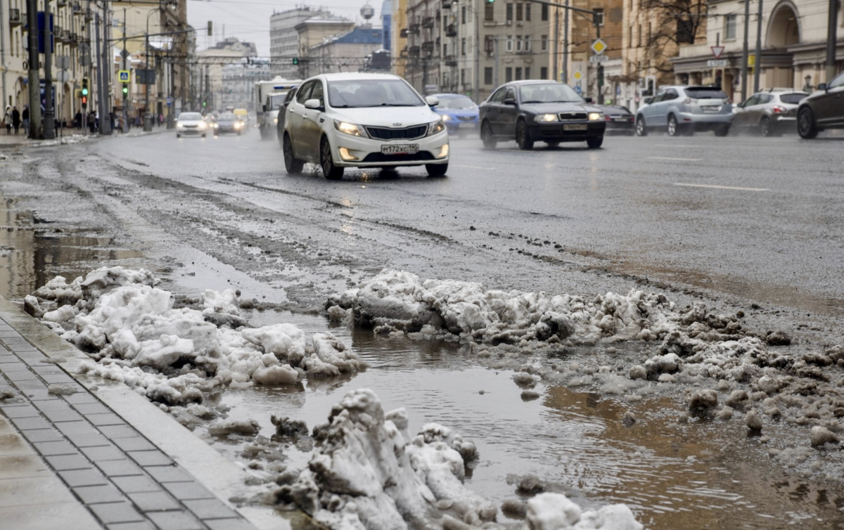 слякоть при потеплении