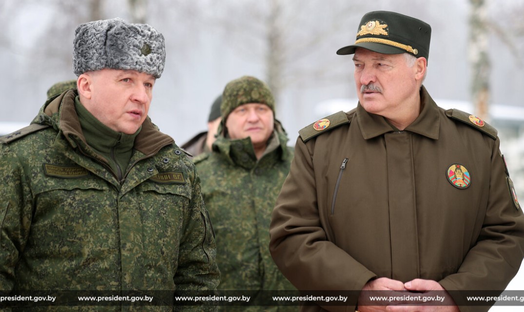 Лукашенко на полигоне