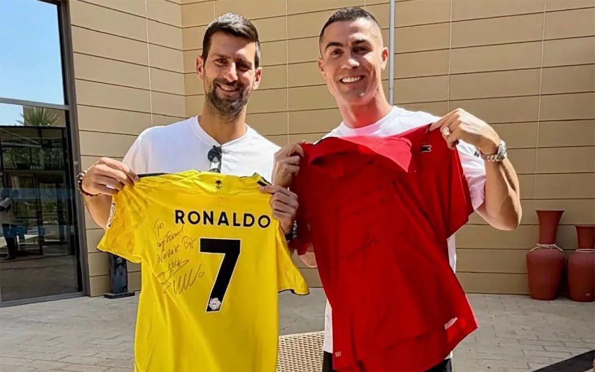 Роналду и Джокович