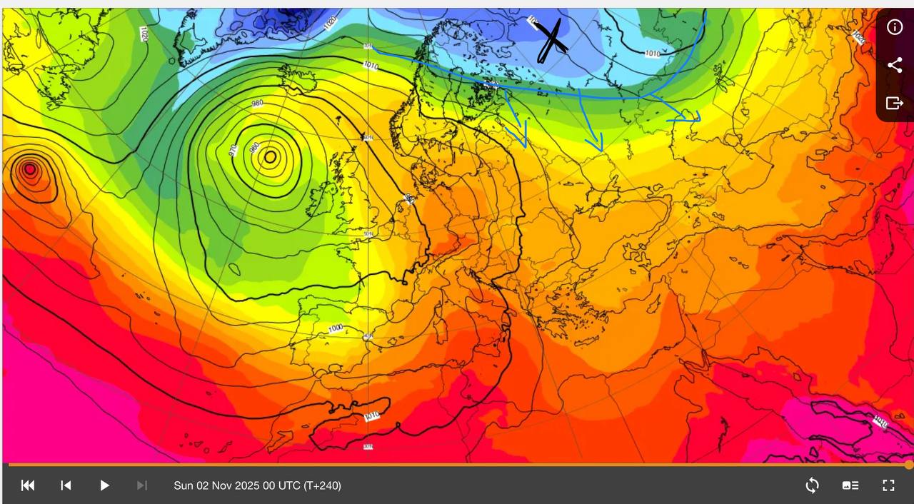вторжение арктического воздуха в Беларусь