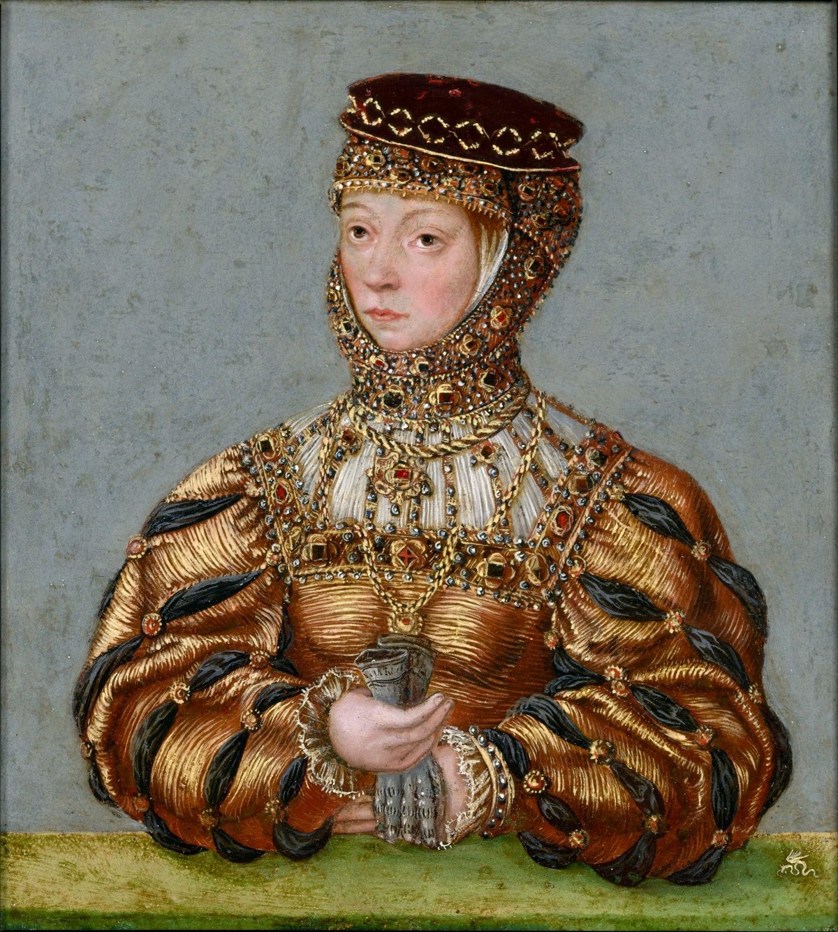 1-Барбара Радзивилл портрет работы Лукаса Кранаха Младшего.jpg