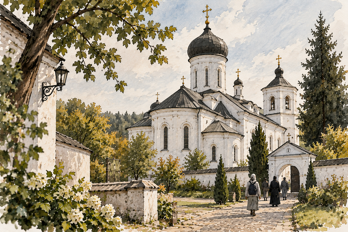 храм, иллюстрация ИИ
