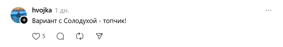 вариант с Солодухой