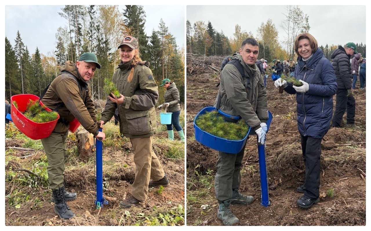 Ульдинович и Качанова на старте акции Ульдинович и Качанова на старте акции
