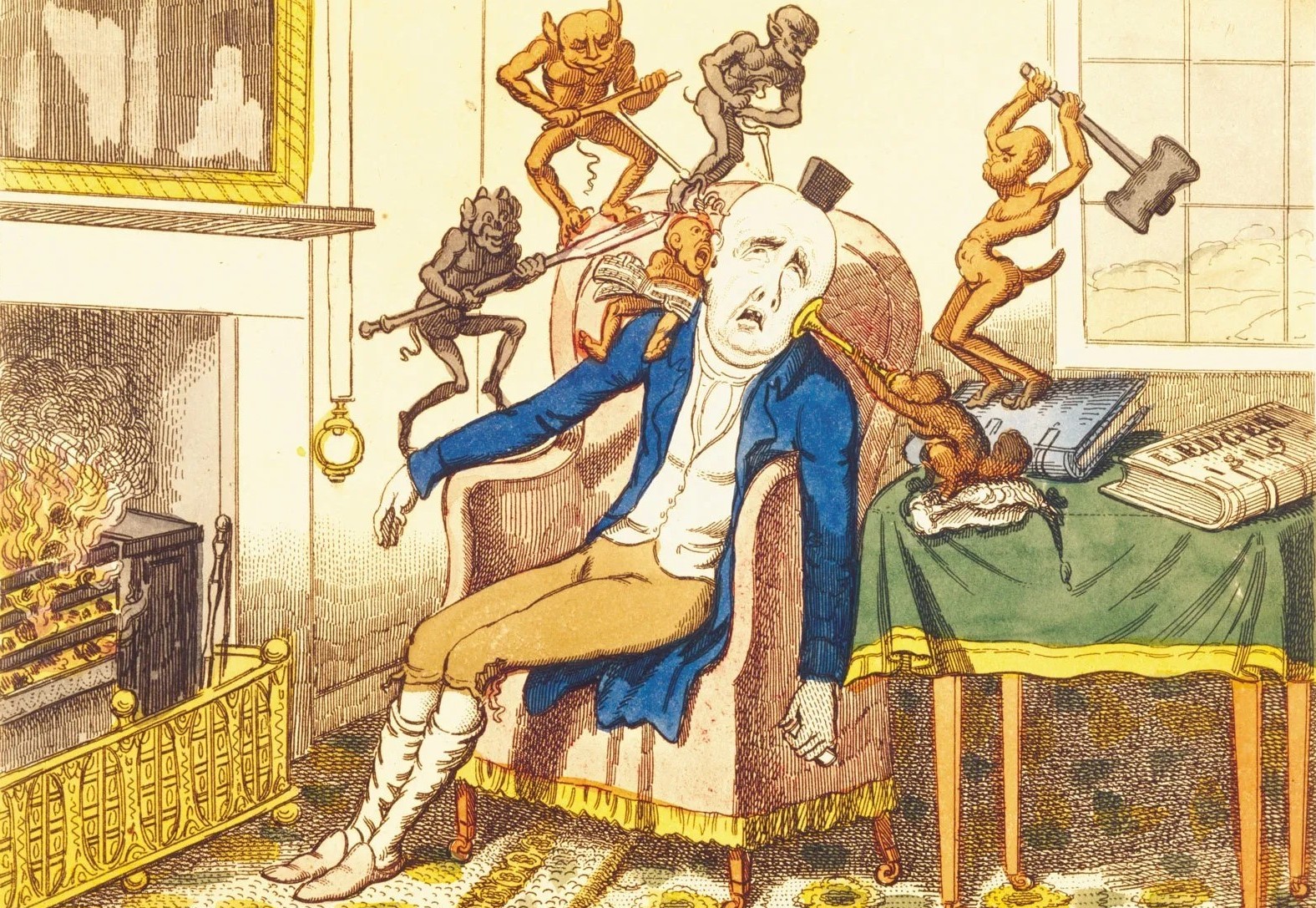 Мигрень работа британского карикатуриста Джорджа Крукшенка.jpg