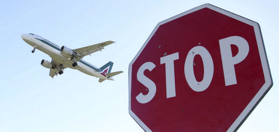 самолет стоп