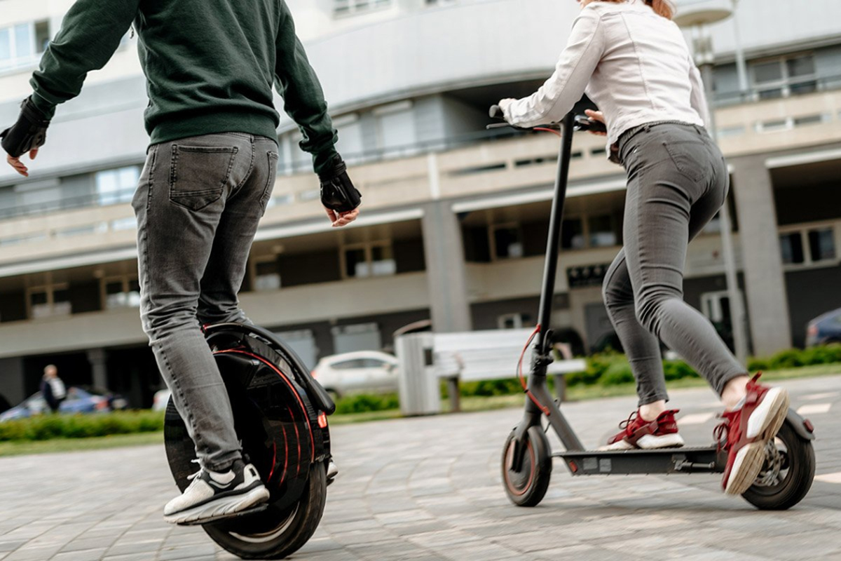 Моноколесо и самокат