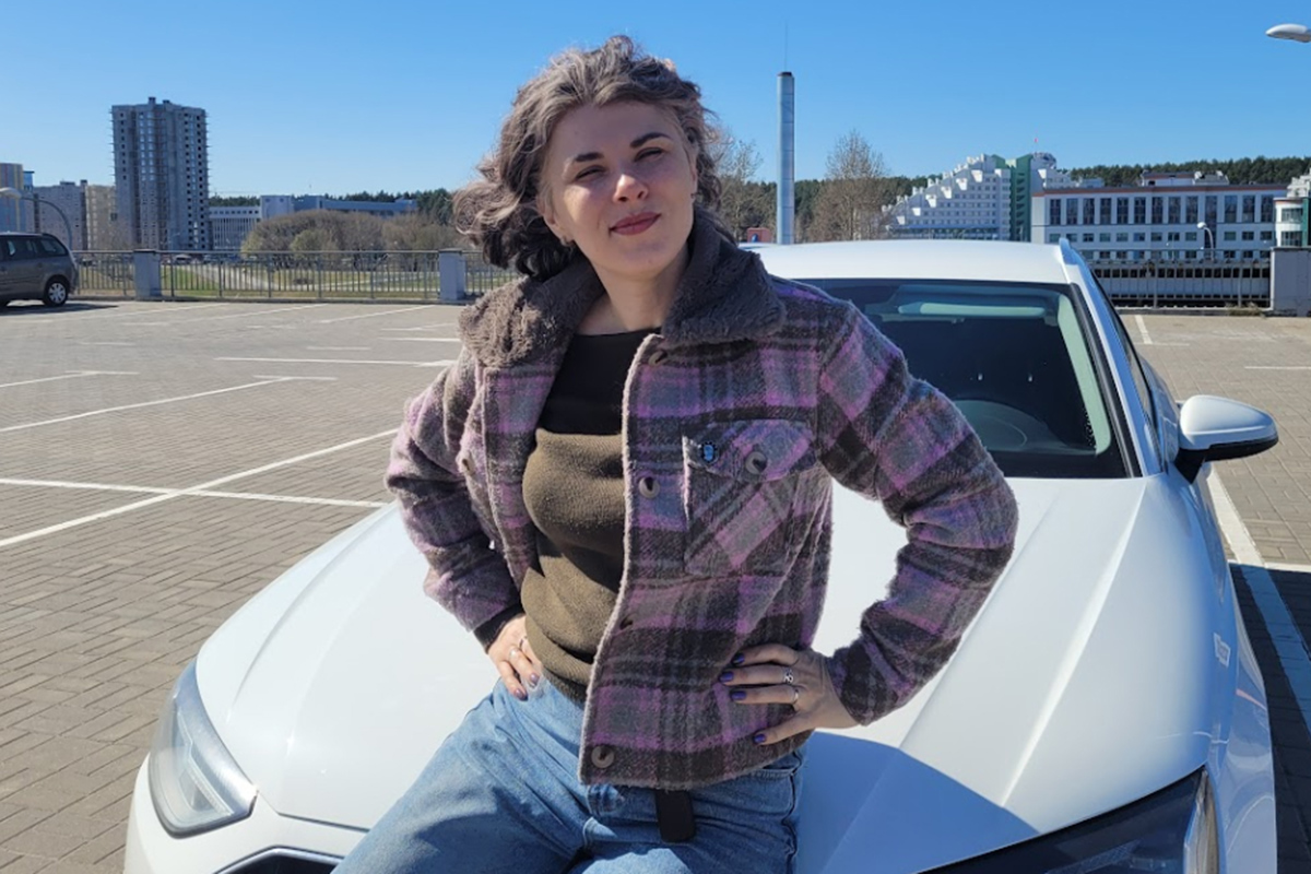 Инструктор по контраварийному вождению Мария Вашкевич