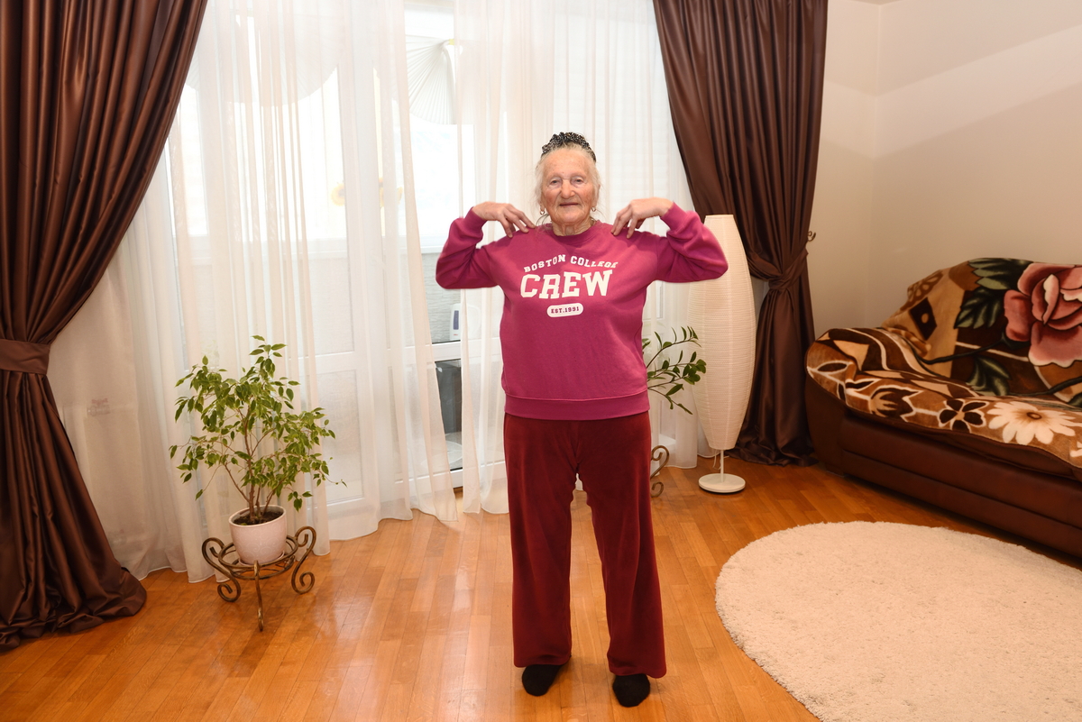 спортивная пенсионерка