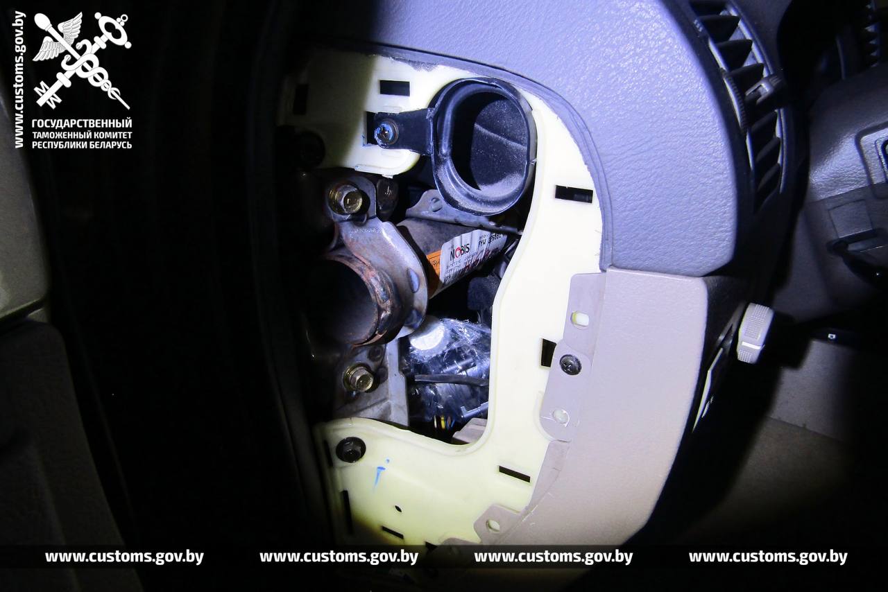 тайник в машине