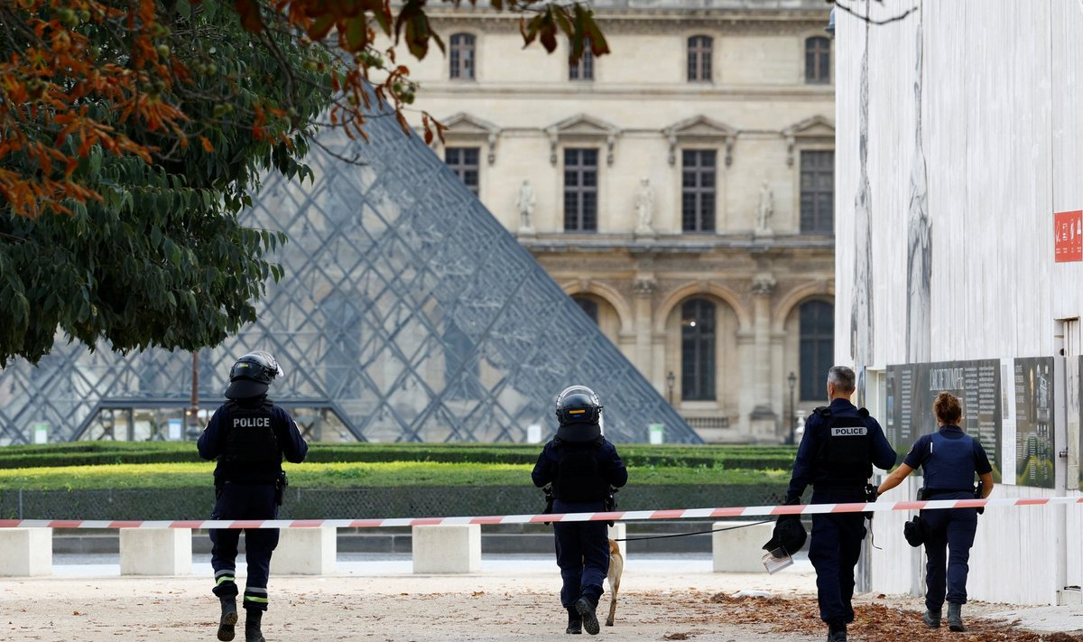 Лувр-охрана