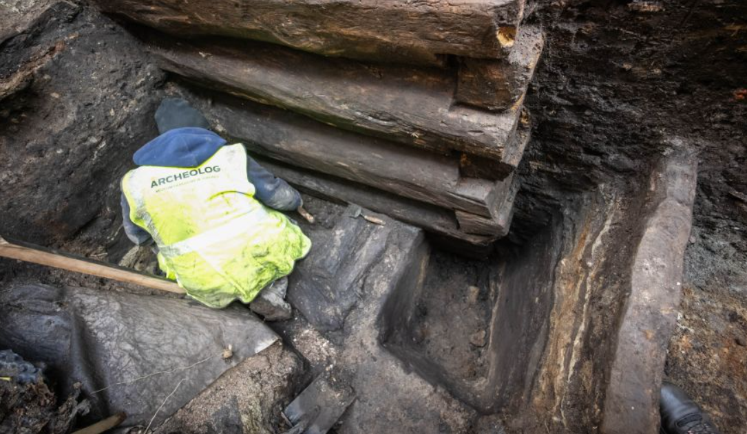 на раскопках дома Коперника