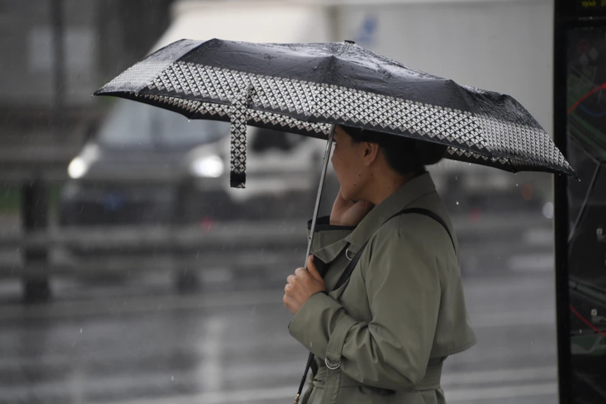 дождь весной