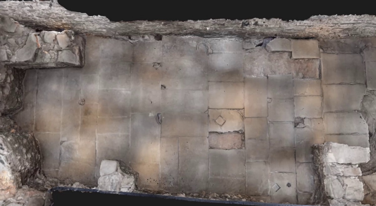 «Зал Гран», где археологи обнаружили большой фрагмент монументального монументального римского форума под отелем Gran Hotel Barcino в Барселоне