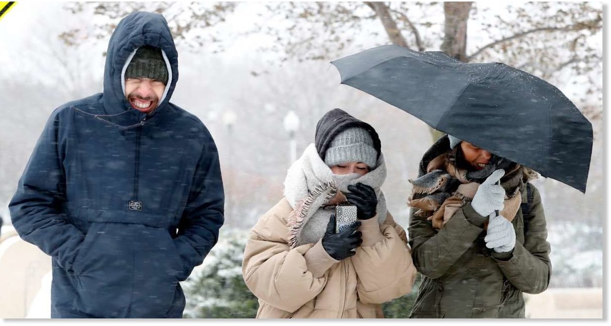 ветер и заморозки в декабре