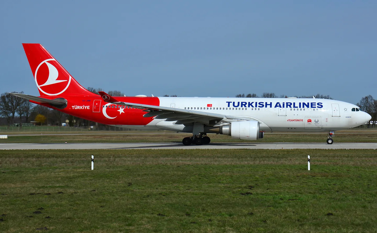 Самолет Turkish Airlines