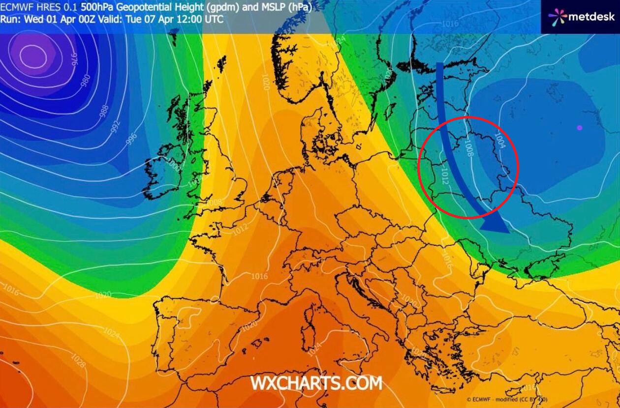 волна холода в Беларуси 7 апреля
