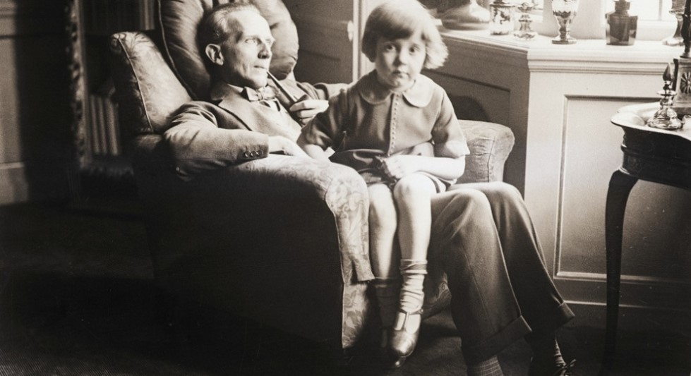 Александр Милн и Кристофер Робин