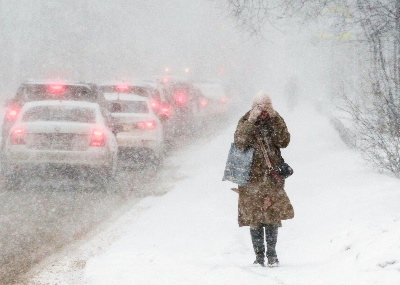 Сильный снегопад