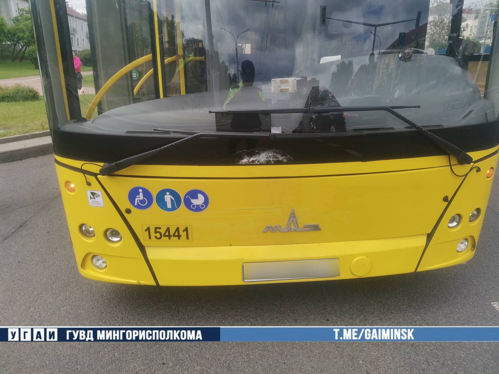 автобус после ДТП автобус после ДТП